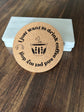 Coaster: cork coasters - dog lover/cat lover sayings