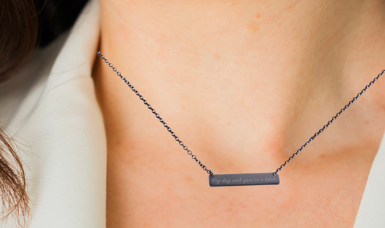 Necklace: My dog said/my cat said you&