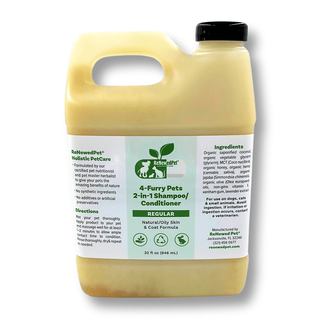 4-FURRY PETS 2-IN-1 *REGULAR SHAMPOO & CONDITIONER - The Max & Rex Collection