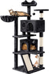 Topeakmart 57 Inches Multi-Level Cat Tree Cat Condo with Scratching Posts Kittens Activity Tower Pet Play House Furniture - The Max & Rex Collection